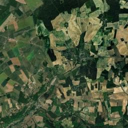 Vue aérienne des environs de Caravaning de la Fée