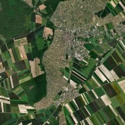 Vue aérienne des environs de Aire de service et de stationnement / Vertus