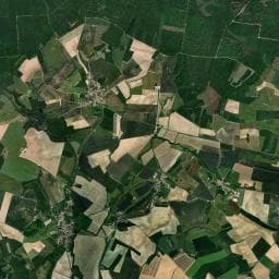Vue aérienne des environs de Aire de camping-cars de Nettancourt