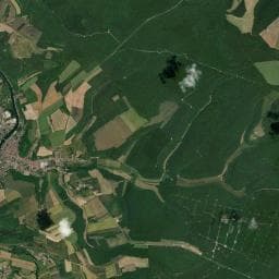 Vue aérienne des environs de Aire de camping-car à Dompcevrin