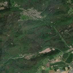 Vue aérienne des environs de Abri de Wimmenau