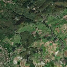 Vue aérienne des environs de Abri du Steinköpfle