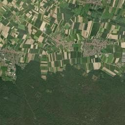 Vue aérienne des environs de Aire de Services Hatten