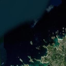 Vue aérienne des environs de GCU Landrellec