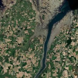 Vue aérienne des environs de Camping Le Varlen