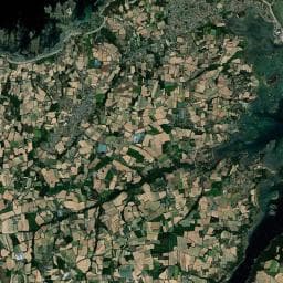 Vue aérienne des environs de Camping Domine de Laneros