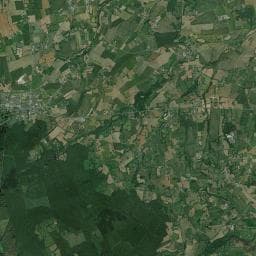 Vue aérienne des environs de L'Etape en Forêt - Domaine d'Hébergements insolites