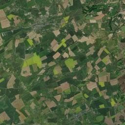 Vue aérienne des environs de Aire de camping-car à Moncy