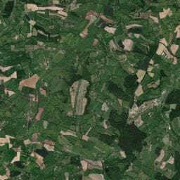 Vue aérienne des environs de Aire de stationnement des Vergers de la Morinière