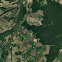 Vue aérienne des environs de Aire de camping-car à Rugles