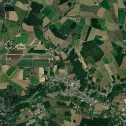 Vue aérienne des environs de Le Chêne Gris