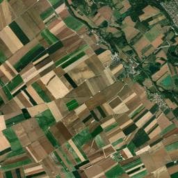 Vue aérienne des environs de Aire de camping-car à Pogny