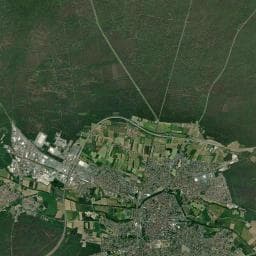 Vue aérienne des environs de Dépose-minute - Gare