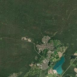 Vue aérienne des environs de Aire de camping-car à Leutenheim