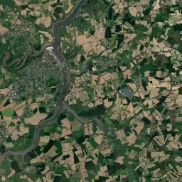 Vue aérienne des environs de Bois du poète
