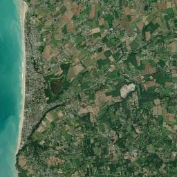 Vue aérienne des environs de La Mariennée