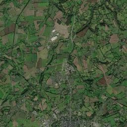 Vue aérienne des environs de Camping municipal de la Fouquerie
