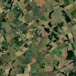 Vue aérienne des environs de Aire d’accueil de la Ferme du Louvier