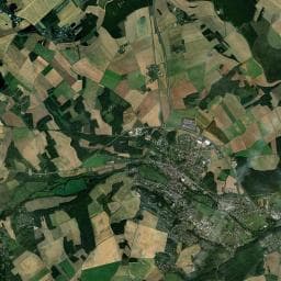 Vue aérienne des environs de Aire de camping-car à Nonancourt
