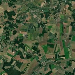 Vue aérienne des environs de Camping Le Moulin des Prés