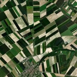 Vue aérienne des environs de Aire de service Fère-Champenoise