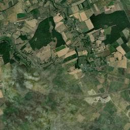 Vue aérienne des environs de Ecolodges insolites à la Ferme la contrée des minis