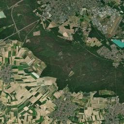 Vue aérienne des environs de Aire de camping-car à Schweighouse-sur-Moder