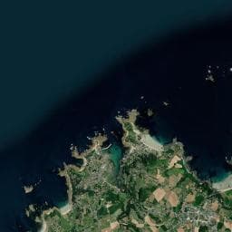 Vue aérienne des environs de Port le Diben