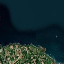 Vue aérienne des environs de Camping de Pont Ar Gler