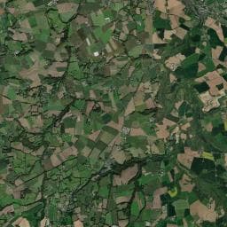 Vue aérienne des environs de Aire de La Roche-Derrien
