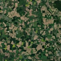 Vue aérienne des environs de La Ferme du Jaudy