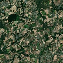 Vue aérienne des environs de Aire de camping
