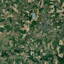 Vue aérienne des environs de Camping à Brécey