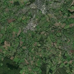 Vue aérienne des environs de Aire de bivouac Le Pas'sage