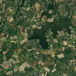 Vue aérienne des environs de Aire de camping car de Kerflaveur