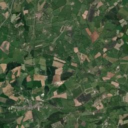 Vue aérienne des environs de Aire de camping-car à Merlerault-le-Pin