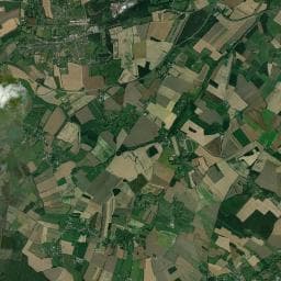 Vue aérienne des environs de Aire de service Camping Car d'Aube