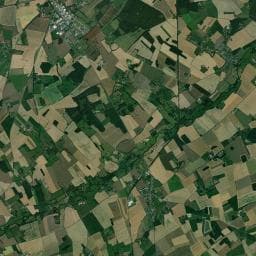 Vue aérienne des environs de Aire de Camping Car du Clos de l'Iton