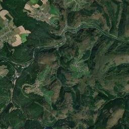 Vue aérienne des environs de Abri du Limmersberg