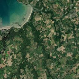 Vue aérienne des environs de Camping Paradis Les Capucines