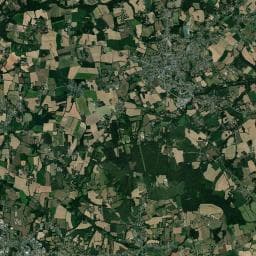 Vue aérienne des environs de Domaine de Keravel