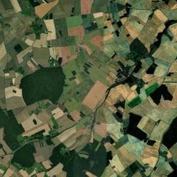 Vue aérienne des environs de Caraferme et Compagnie