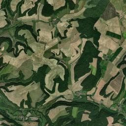 Vue aérienne des environs de Cabanes Au revers du Noitel