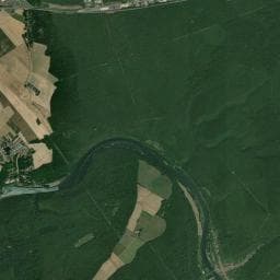 Vue aérienne des environs de Aire de camping-car à Pierre-la-Treiche