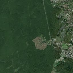 Vue aérienne des environs de Camping Le Brabois