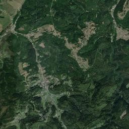Vue aérienne des environs de Abri de Beimbach