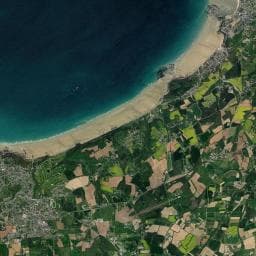 Vue aérienne des environs de Camping La Ville Rogon