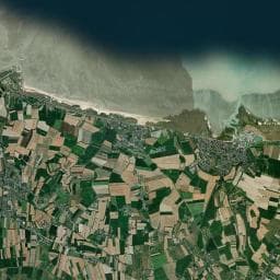 Vue aérienne des environs de CampingCarPark Le Vivier sur Mer