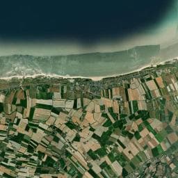 Vue aérienne des environs de Le Tenzor de la Baie