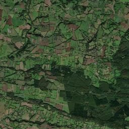 Vue aérienne des environs de La touche